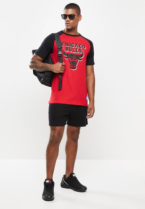 NBA - Nba bold & block T-shirt: bulls - black & red