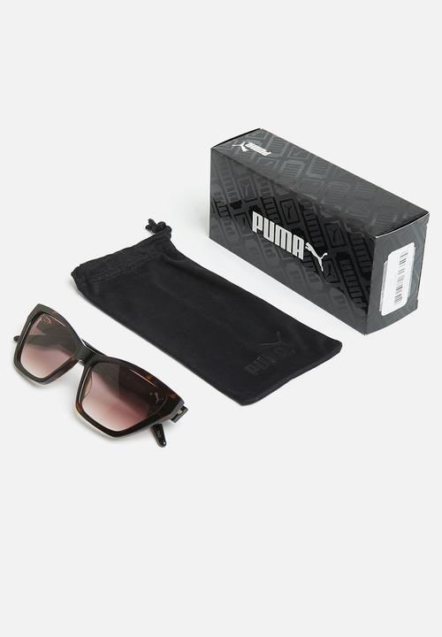 PUMA - Pu0314s-003 57 sunglasses acetate - black & red 