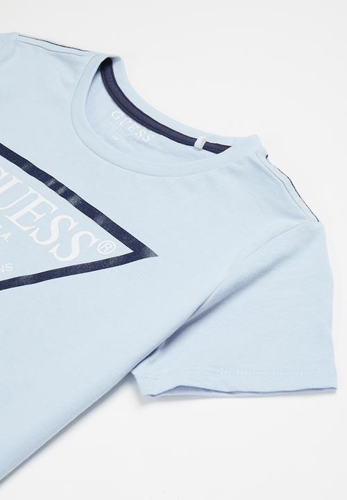 GUESS - Guess triangle tee - light blue