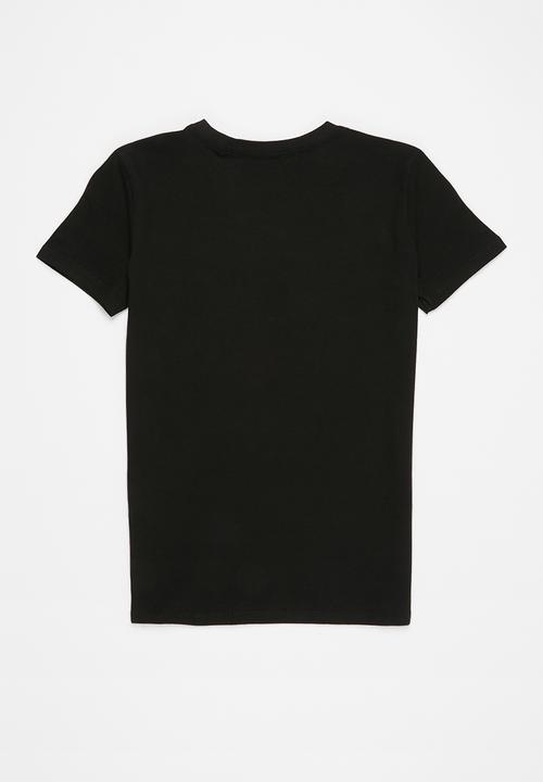 GUESS - Short sleeve guess tonal crew tee - black