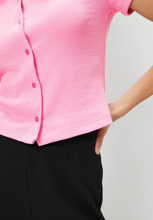 Blake - Button down golfer - pink