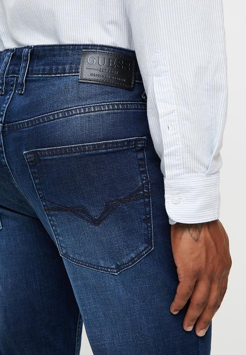 GUESS - Inkwell regular fit jeans - blue