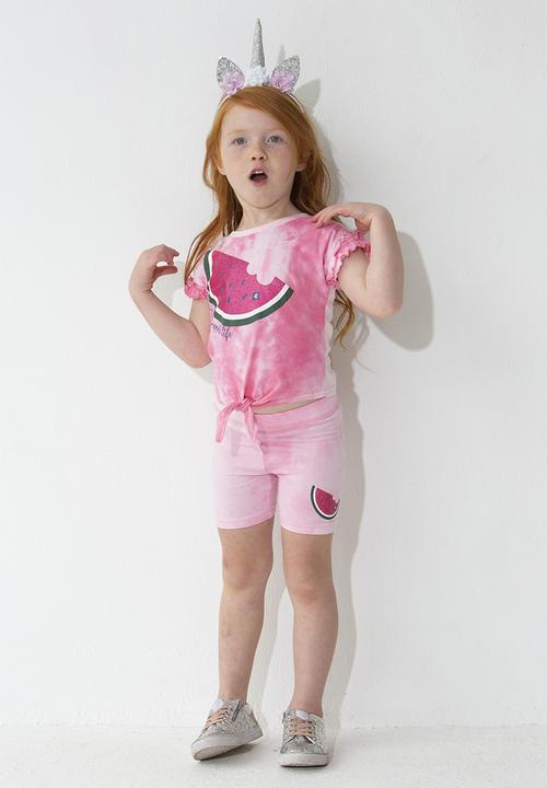 Flyersunion - Biker cycle tights - pink spectra