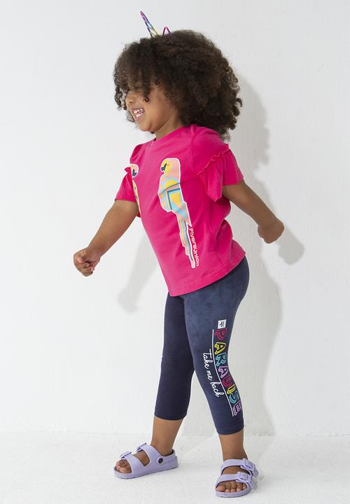 Flyersunion - Capri legging - navy spectra