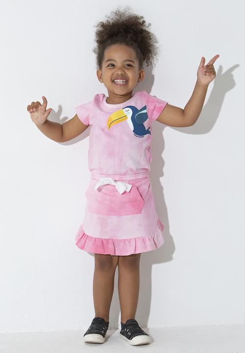 Flyersunion - Frill skirt - pink spectra