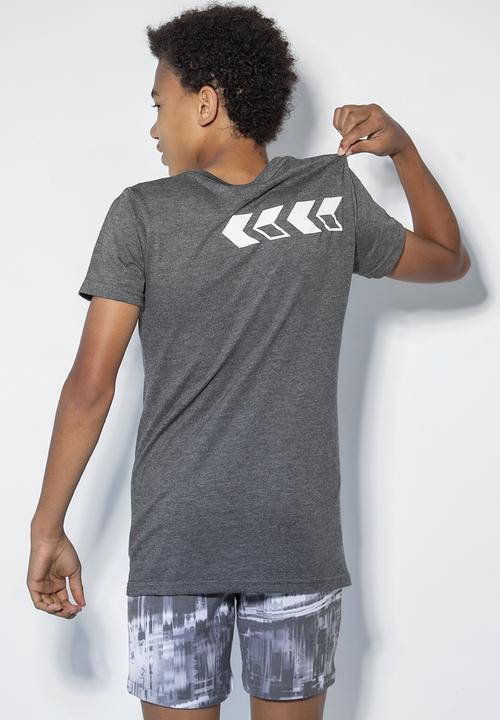 Flyersunion - Short sleeve print tee - charcoal
