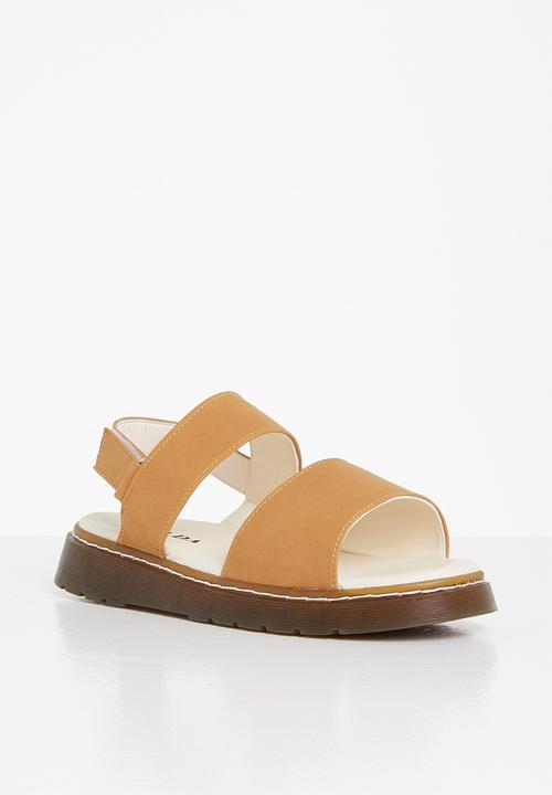 Jada - Double strap slingback sandal - tan