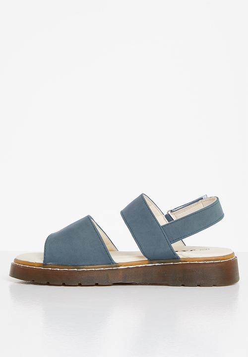 Jada - Double strap slingback sandal - indigo