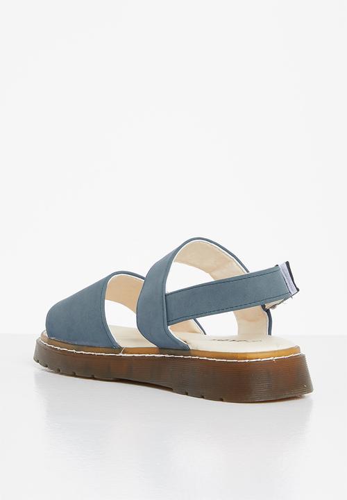 Jada - Double strap slingback sandal - indigo