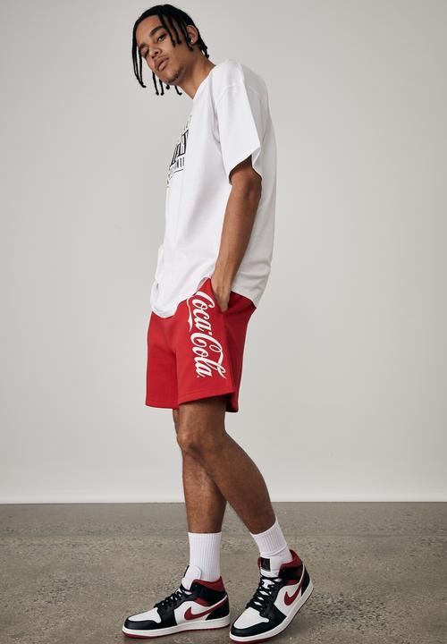 Factorie - Lcn coca cola track short - red 