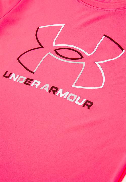 Under Armour - Ua tech bl solid body short sleeve - pink