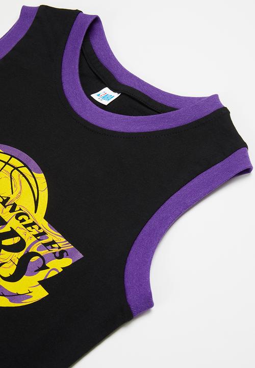 NBA - NBA fly squad vest Lakers - black