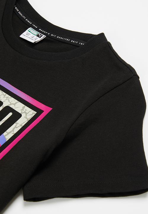 PUMA - Street art graphic tee b - puma black
