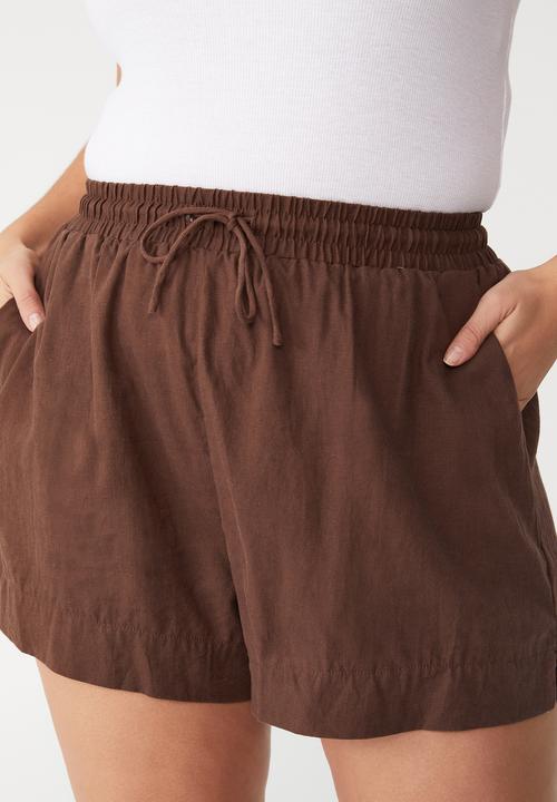 Cotton On - Curve daydreamer short - acorn