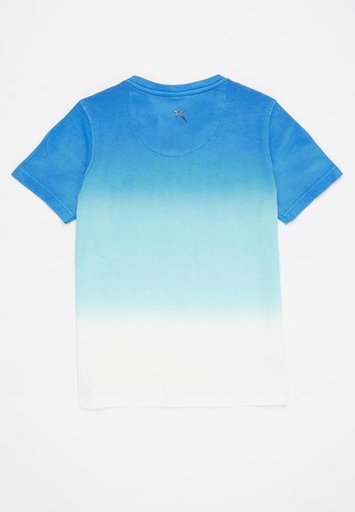 SOVIET - B stallion fashion tee - mosaic blue