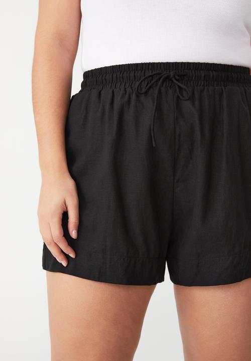 Cotton On - Curve daydreamer short - black