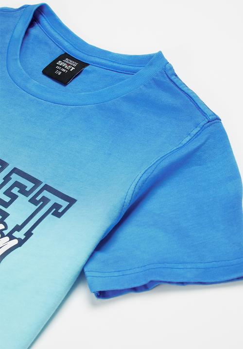 SOVIET - B stallion fashion tee - mosaic blue