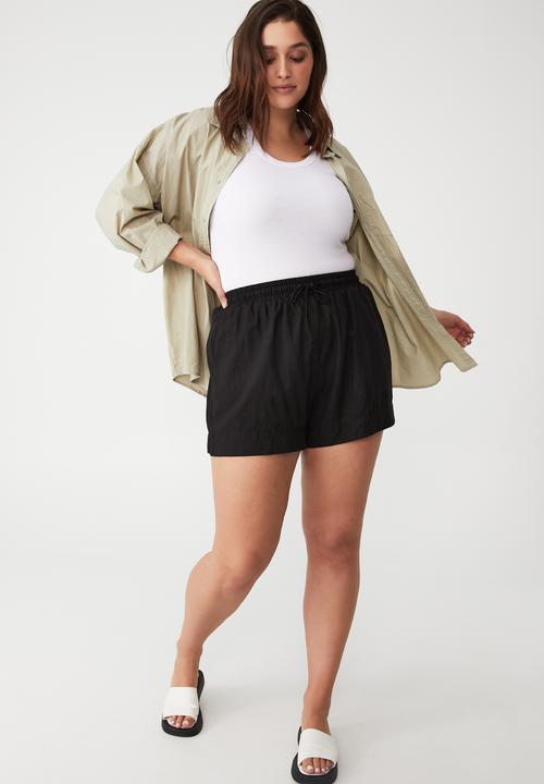 Cotton On - Curve daydreamer short - black