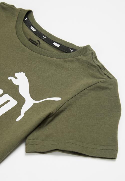 PUMA - Ess logo tee b - grape leaf