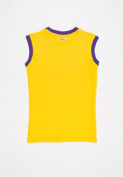 NBA - NBA fly squad vest lakers - yellow