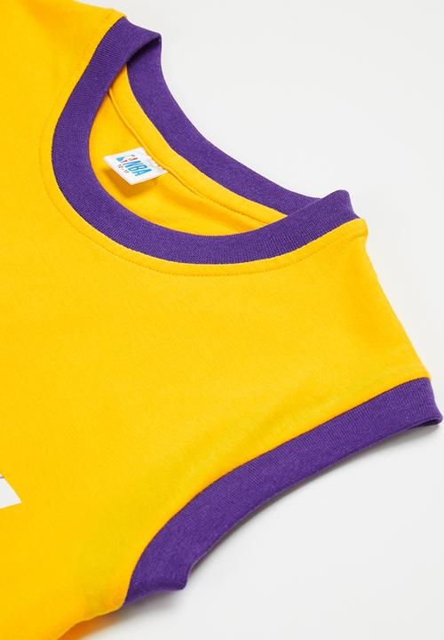 NBA - NBA fly squad vest lakers - yellow