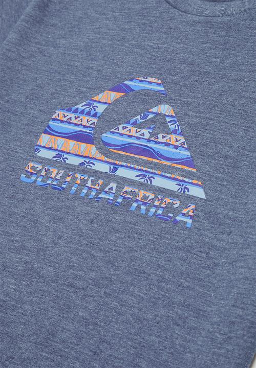 Quiksilver - Sa m&w ss tee yth - insignia blue heather