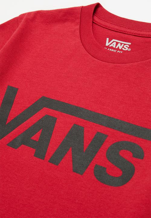 Vans - Classic boys short sleeve t-shirt - chili pepper/black