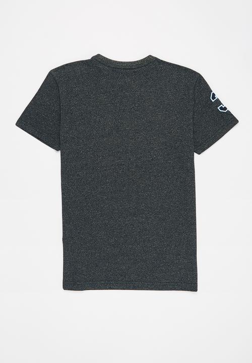 POLO - Boys pjc hawke space dye tee - navy