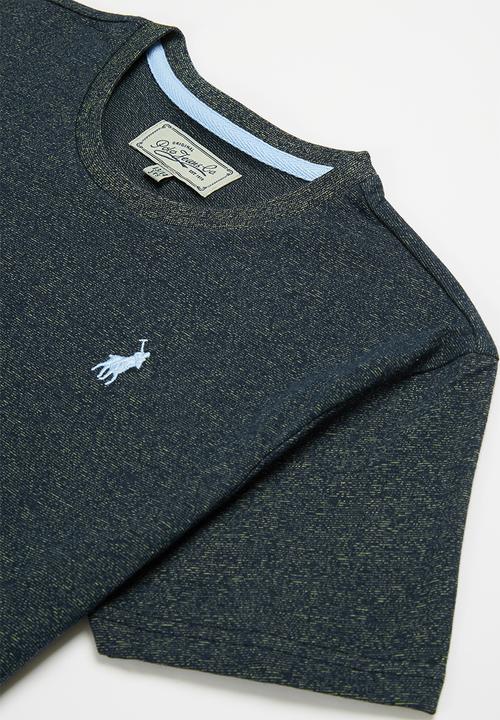 POLO - Boys pjc hawke space dye tee - navy