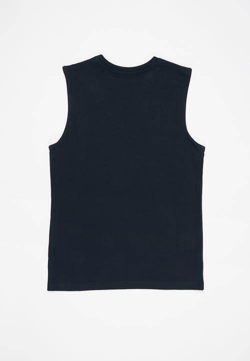 POLO - Boys bryan printed vest - navy