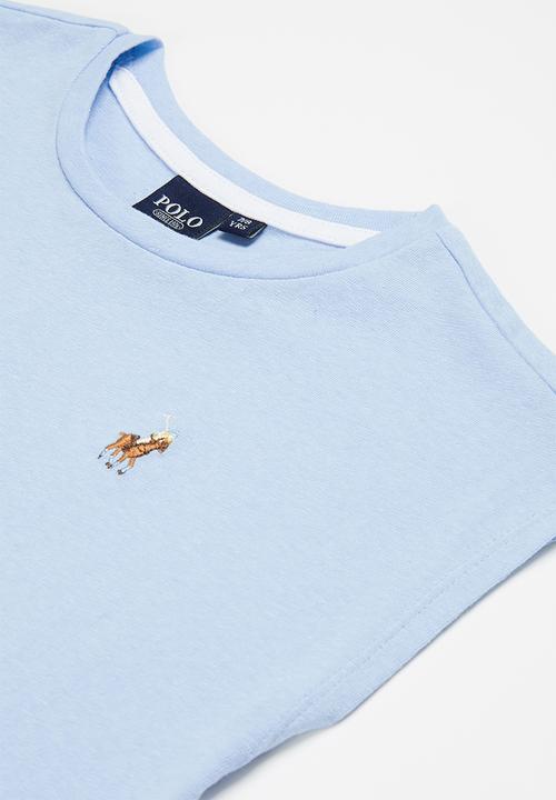 POLO - Girls olivia textured tee - light blue