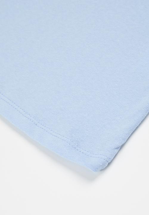 POLO - Girls olivia textured tee - light blue