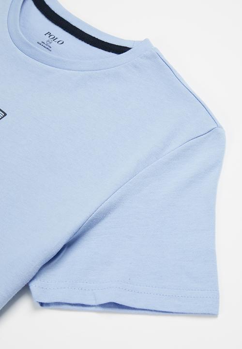 POLO - Boys corey printed tee - light blue