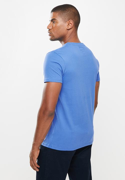Superdry. - Collegiate graphic tee - neptune blue