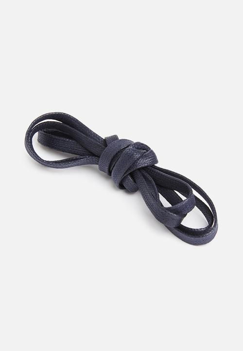 Binder - Waxed shoe laces 80cm - navy