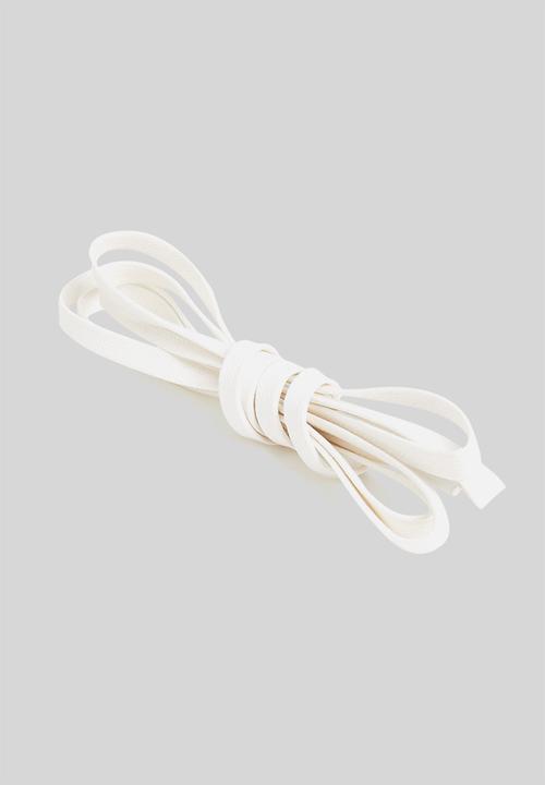 Binder - Waxed shoe laces 80cm - white