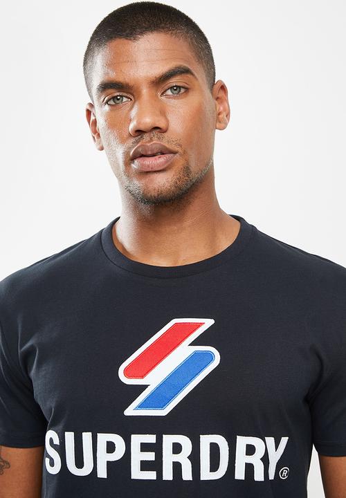 Superdry. - Sportstyle classic tee - deep navy