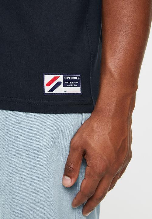 Superdry. - Sportstyle classic tee - deep navy