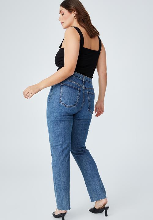 Cotton On - Curve wide strap tank - black