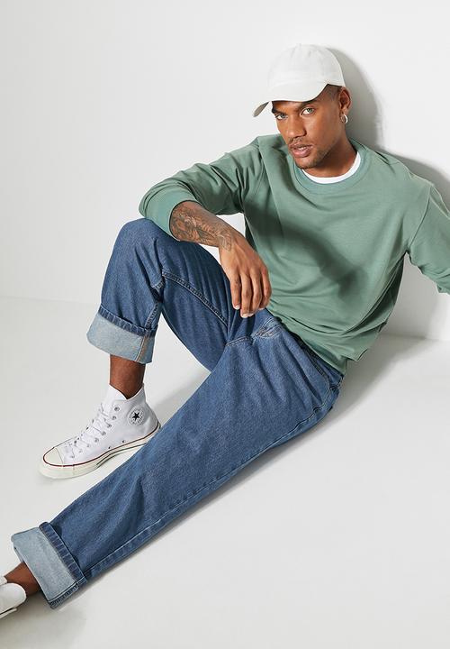 Superbalist - Axel loose tapered jeans - blue