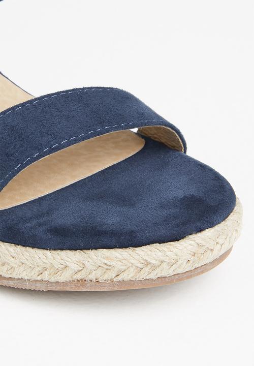 edit - Shelby espadrille wedge - navy