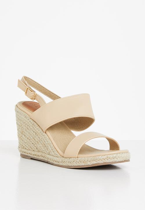 edit - Shelby espadrille wedge - natural