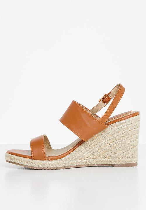 edit - Shelby espadrille wedge - tan