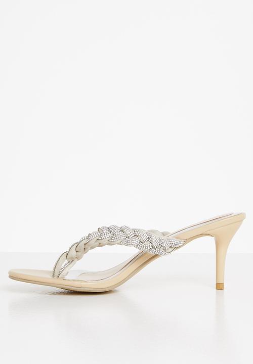 MILLA - Gigi embellished mule - natural