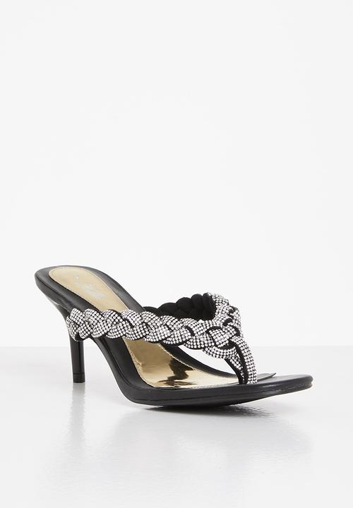 MILLA - Gigi embellished mule - black
