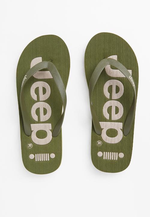 JEEP - Serene  flip-flop - olive