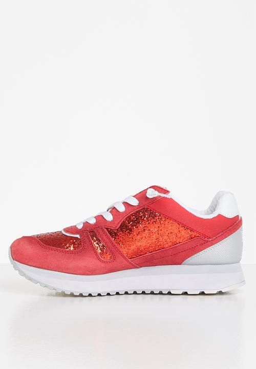 lotto - Tokyo wedge - red jui/wht 