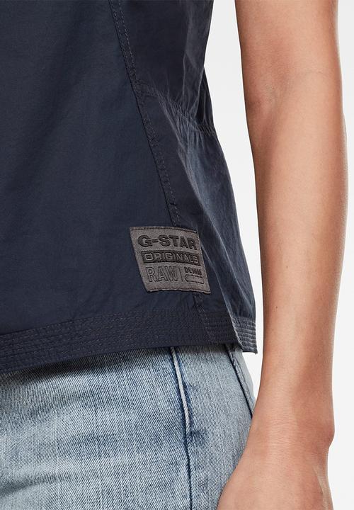 G-STAR - Utility strap top sleeveless - mazarine blue