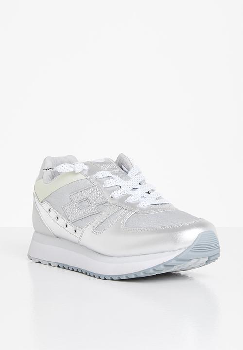 lotto - Tokyo wedge - sliver/ white
