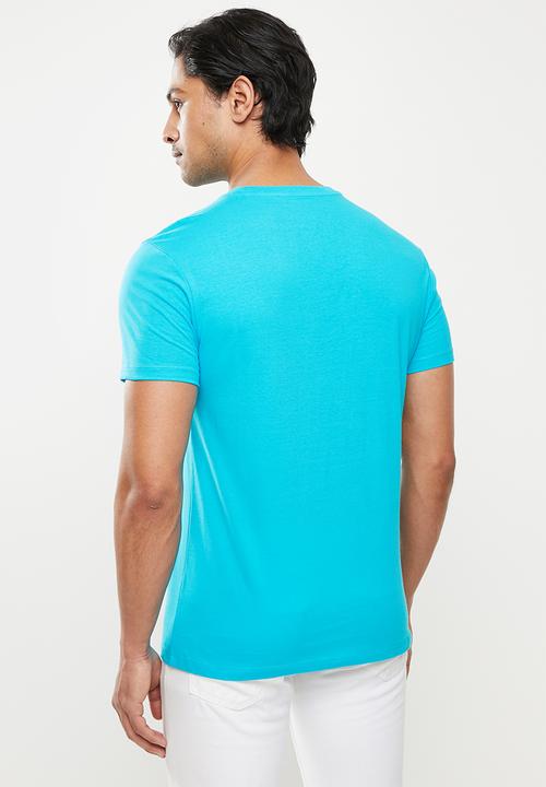 POLO - Lucas tee - turquoise